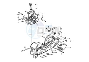 XQ MAXSTER 150 drawing CRANKCASE