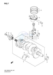 GSX-R600 (E2) drawing CRANKSHAFT