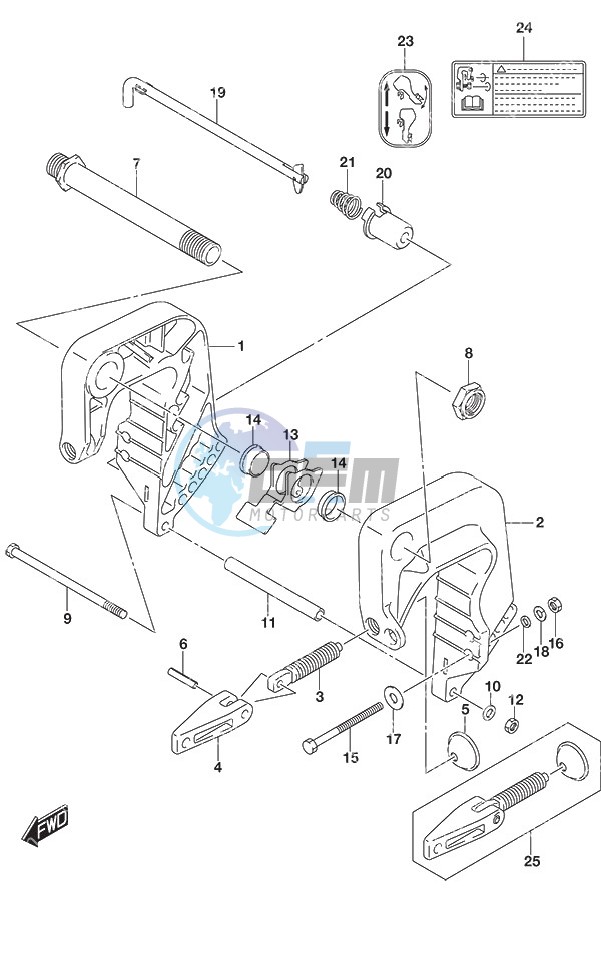 Clamp Bracket - Non-Remote Control