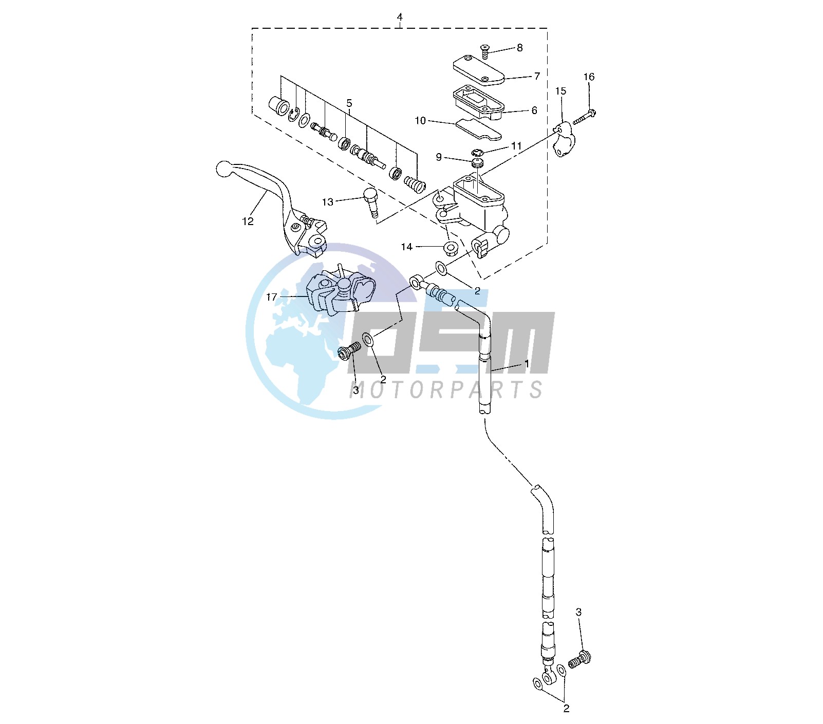 FRONT MASTER CYLINDER