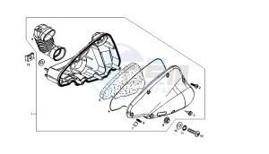 BOULEVARD - 125 CC 4T EU3 drawing INTAKE