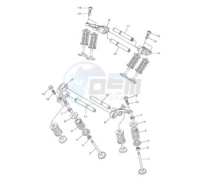 XVS A MIDNIGHT STAR 950 drawing VALVE