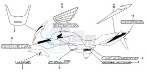 CB1300S CB1300SUPERBOLD'OR drawing MARK (CB1300S/SA)