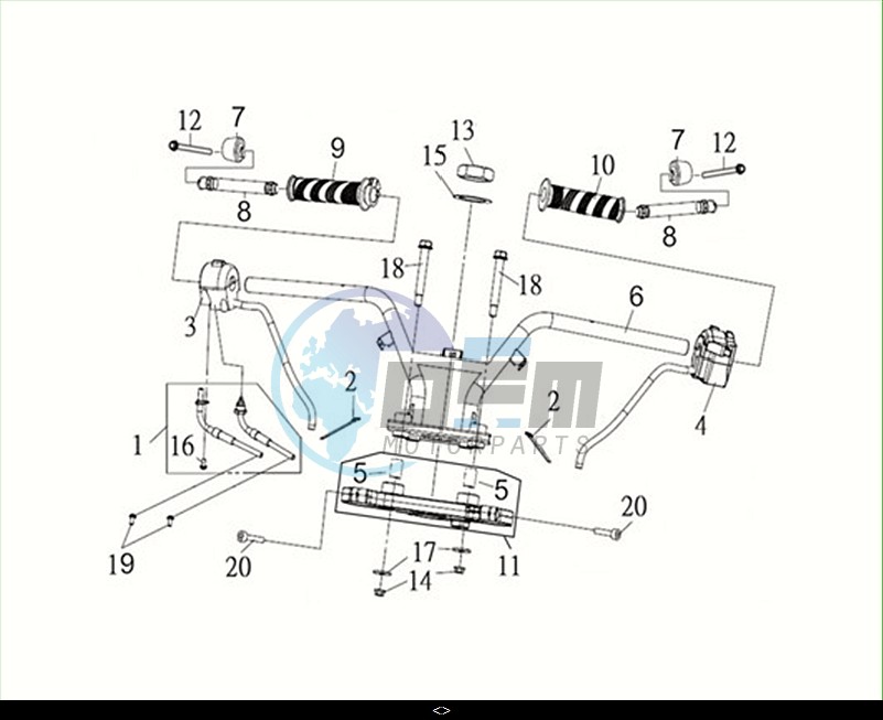 HANDLE STRG. / MAXSYM TL 508 (TL50W2-EU) (M2)