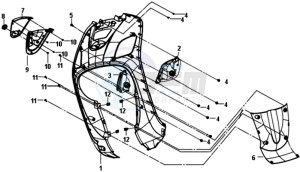 FIDDLE III 200I L6 drawing FRONT COVER / BINNENPLAAT /  INDICATORS