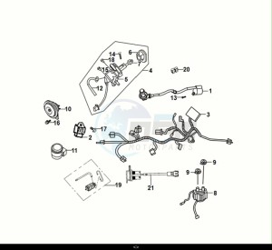 SYMPHONY CARGO 125 (AY12WA-EU) (E5) (M1) drawing WIRE HARNESS