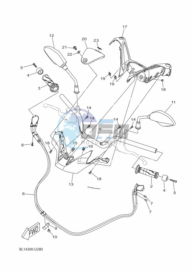 STEERING HANDLE & CABLE