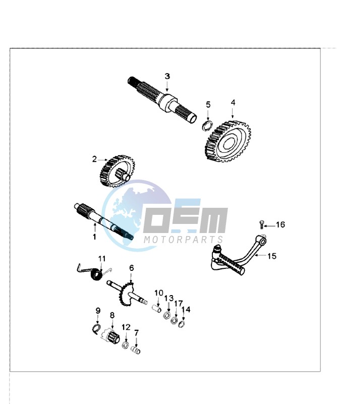 DRIVE SHAFTS / KICKSTARTER