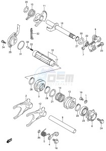 LT-A700X (E17) drawing GEAR SHIFTING