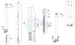 MXV 450 Cross drawing Front Fork