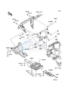 KVF750_4X4 KVF750D9F EU GB drawing Guard(s)