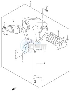 GZ125 (P4) drawing AIR CLEANER