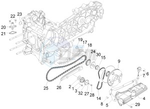 X Evo 250 Euro 3 drawing Oil pump