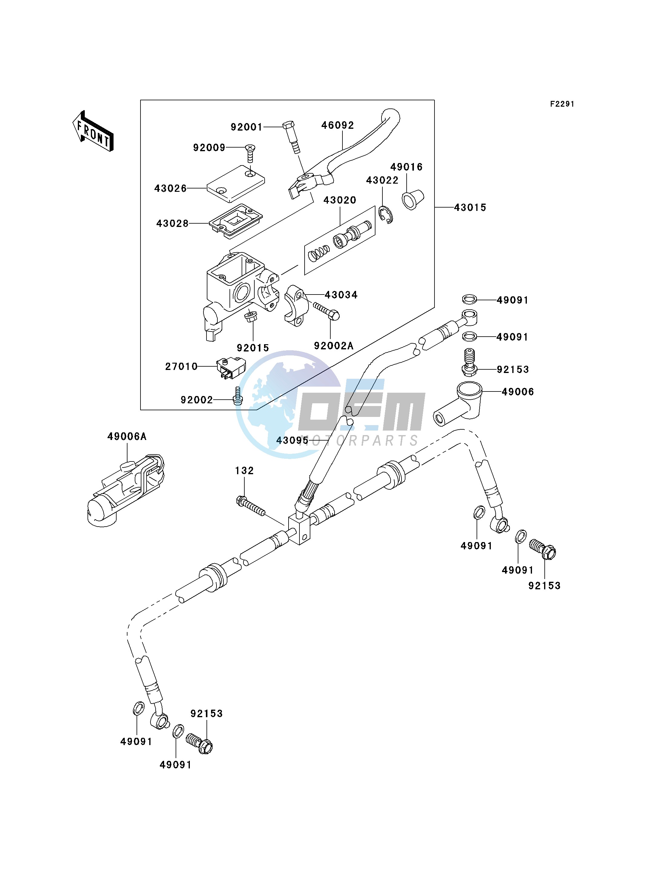 FRONT MASTER CYLINDER