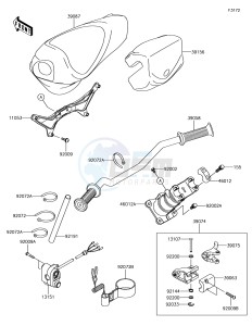 JET SKI STX-15F JT1500AGF EU drawing Handlebar