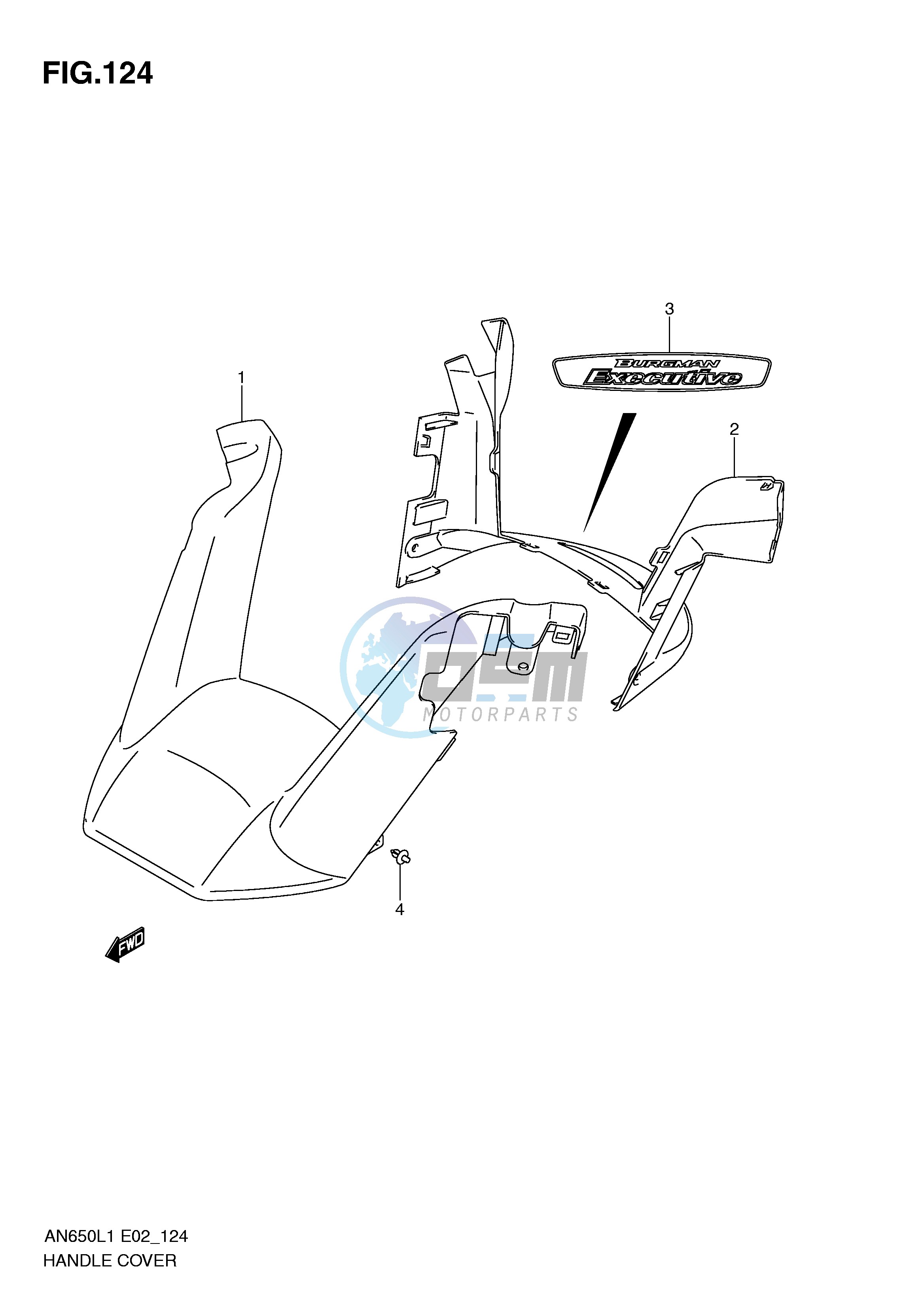 HANDLE COVER (AN650AL1 E2)