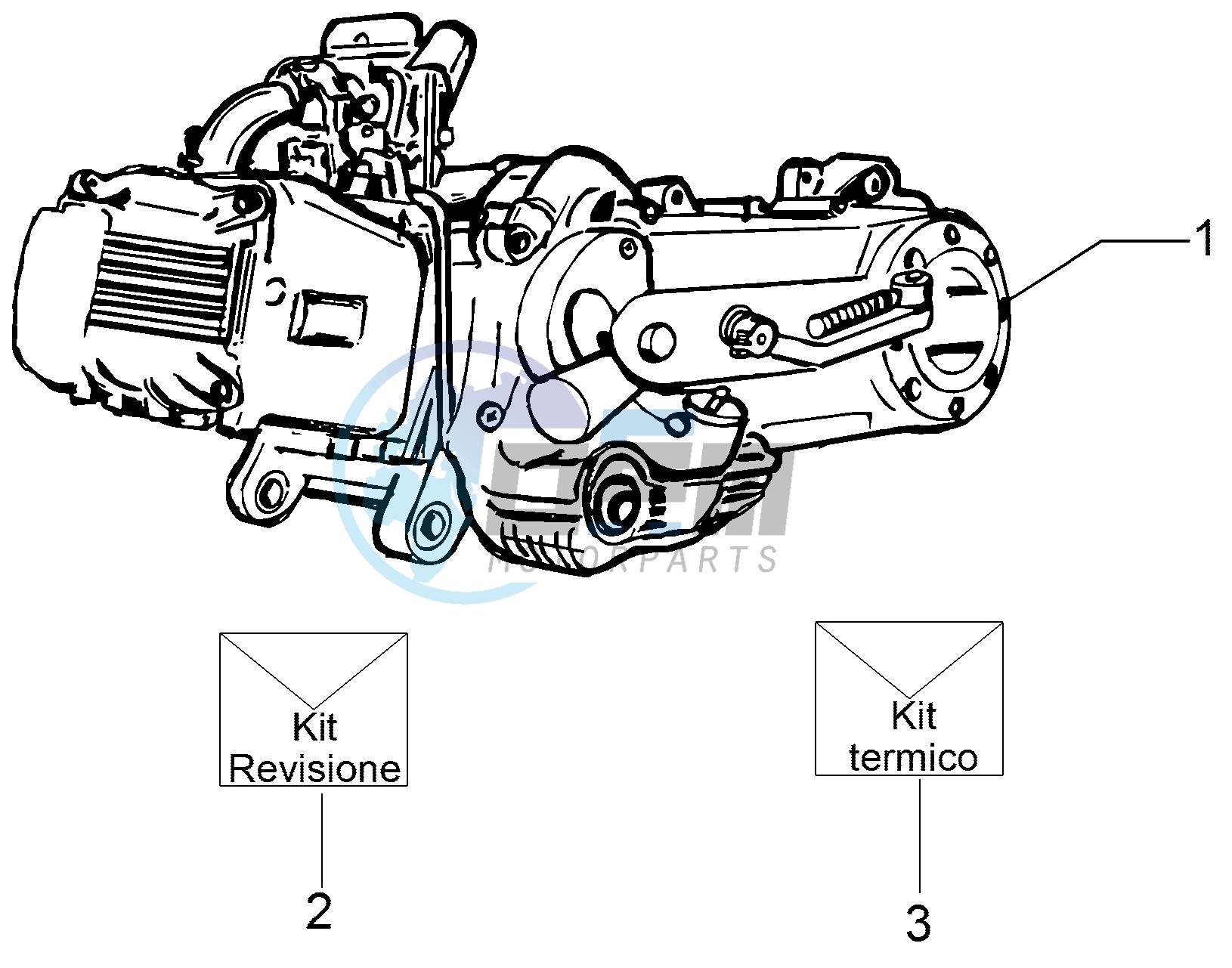 Engine, assembly