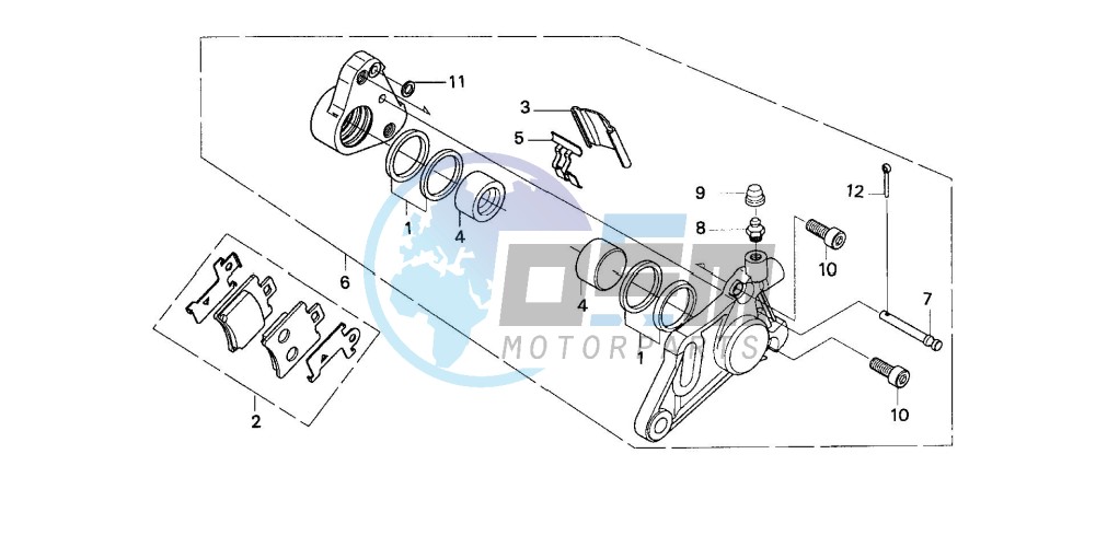 FRONT BRAKE CALIPER