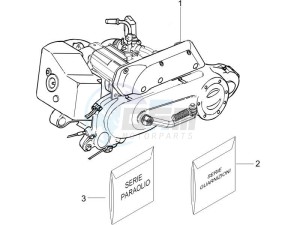 NRG POWER DT 50 drawing Engine, assembly