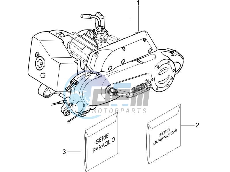 Engine, assembly