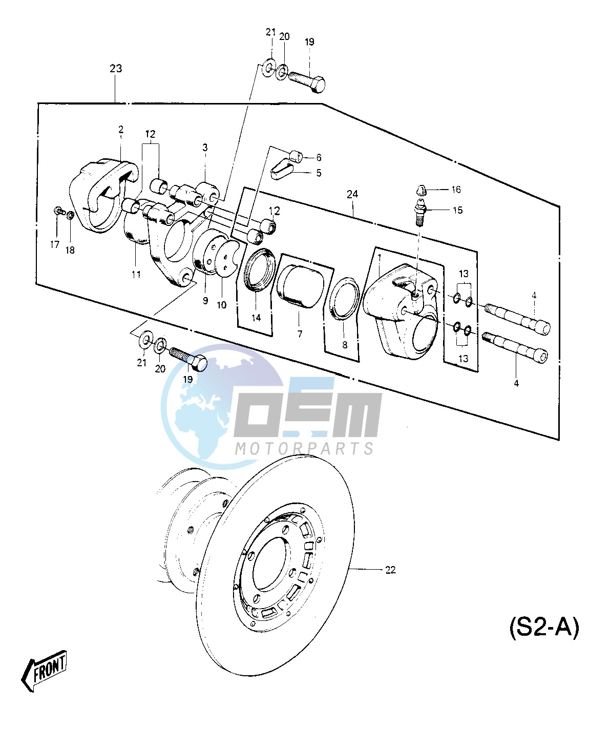 FRONT BRAKE -- S2-A- -