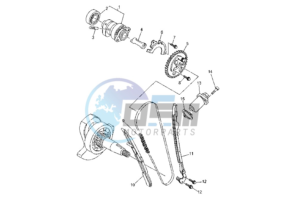 CAMSHAFT- CHAIN