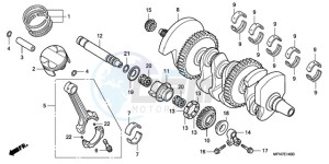 CB1000RA9 France - (F / ABS CMF) drawing CRANKSHAFT/PISTON