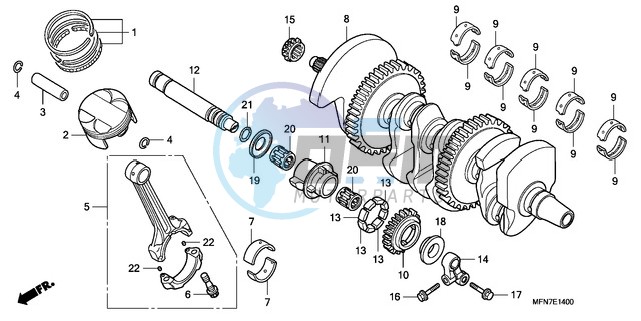 CRANKSHAFT/PISTON