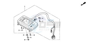 TRX680FA drawing METER