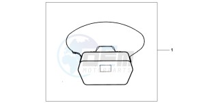 FES125 S-WING drawing TOP BOX INNERBAG