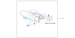 CBR600RR drawing U-LOCK