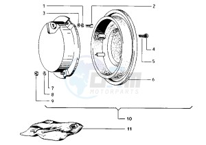 FL2 HP 50 drawing Spare wheel bracket