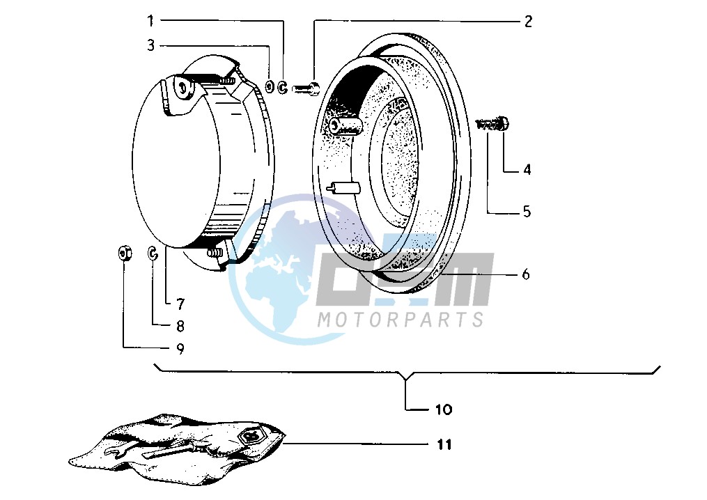 Spare wheel bracket