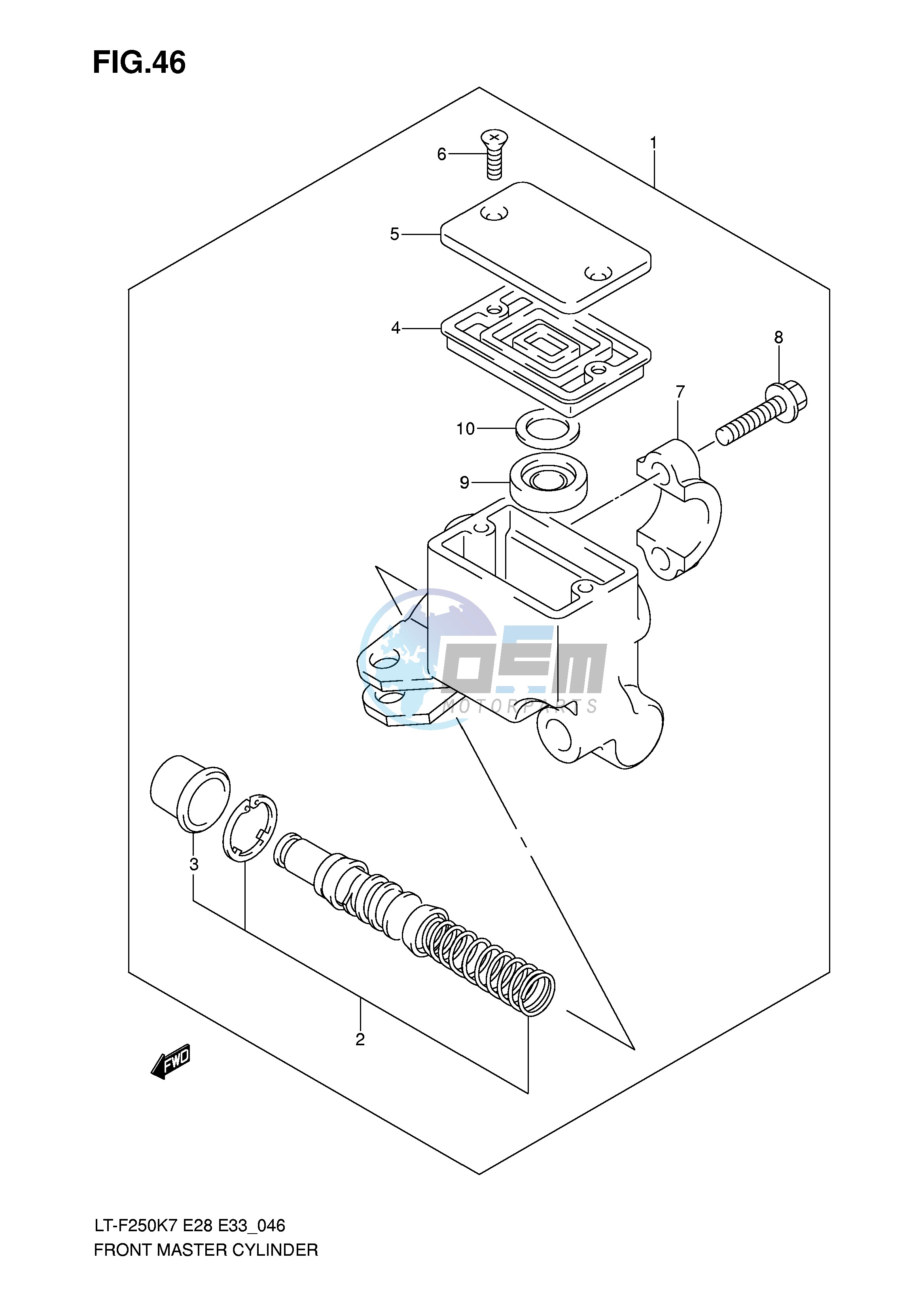 FRONT MASTER CYLINDER