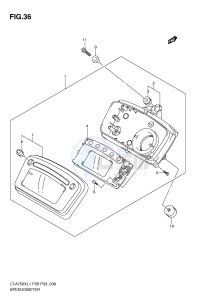 LT-A750X (P28-P33) drawing SPEEDOMETER (LT-A750XL1 P33)