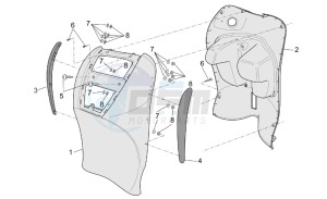 Scarabeo 50 Di-Tech drawing Front body III