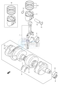 GSX750F (E2) drawing CRANKSHAFT