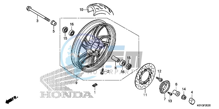 FRONT WHEEL