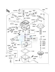 ELIMINATOR 125 BN125A6F GB XX (EU ME A(FRICA) drawing Carburetor