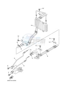 YXR700F YXR7FSPB RHINO 700 SPORTS EDITION (1RB9 1RBA 1RBB) drawing OIL PIPE