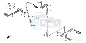 CBR1000RR9 Europe Direct - (ED / MME REP) drawing PEDAL