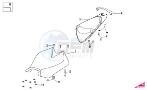 RSV 4 1000 APRC Factory Std SE drawing Saddle