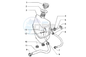 Hexagon 180 LXT drawing Expansion tank