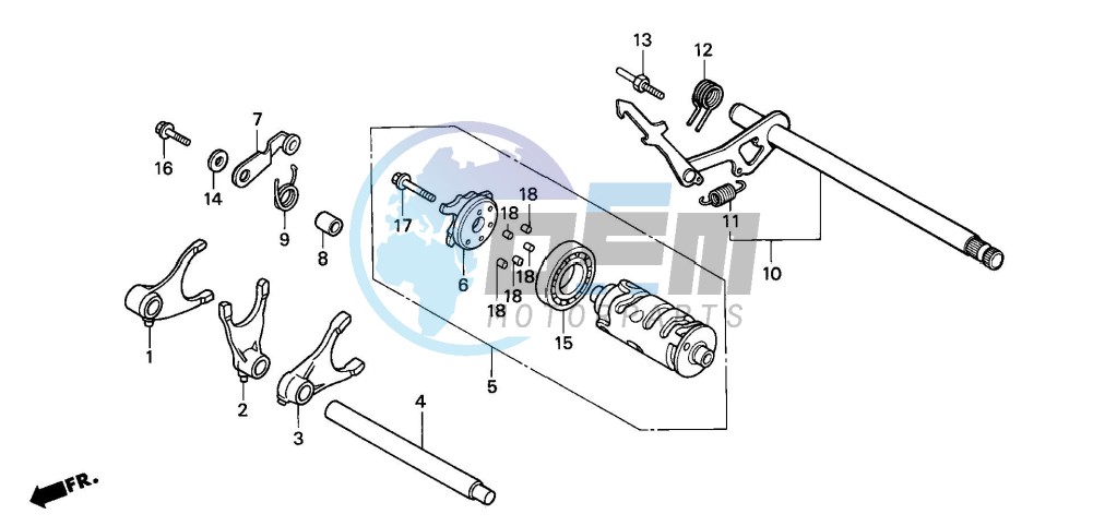 GEARSHAFT DRUM