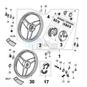 FOX LX EU drawing WHEELS