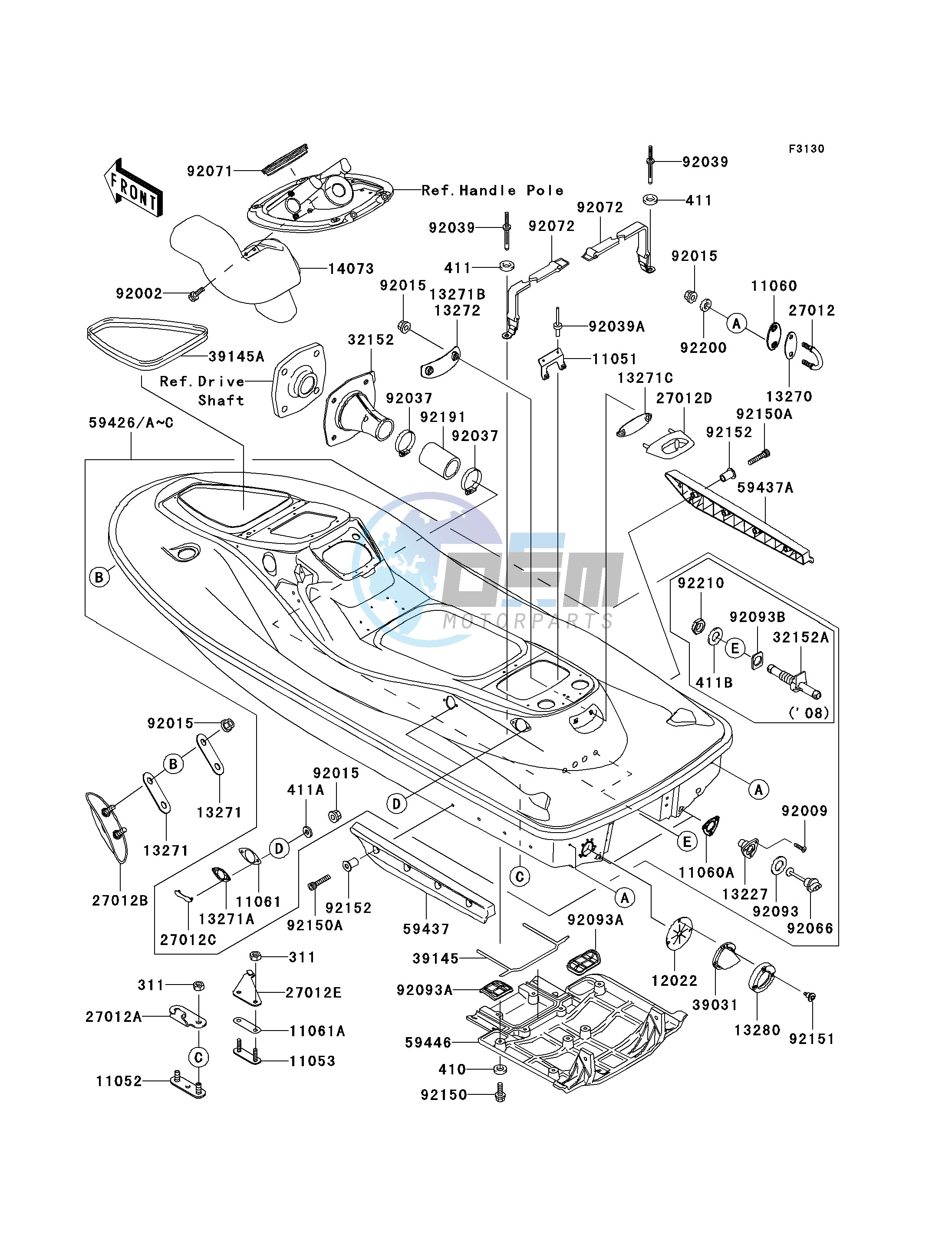 HULL -- A6F - A8F- -