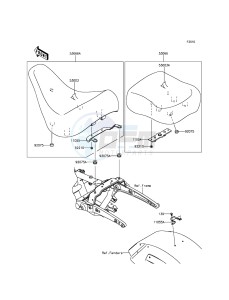 VULCAN 1700 NOMAD ABS VN1700DFF GB XX (EU ME A(FRICA) drawing Seat