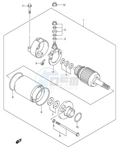 DR-Z400 (E3-E28) drawing STARTING MOTOR (DR-Z400EY EK1 EK2 EK3 EK4)