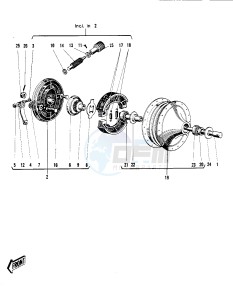 F3 [BUSHWHACKER] 175 [BUSHWHACKER] drawing FRONT HUB_BRAKE