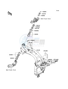 Z750R ABS ZR750PBF FR GB XX (EU ME A(FRICA) drawing Frame